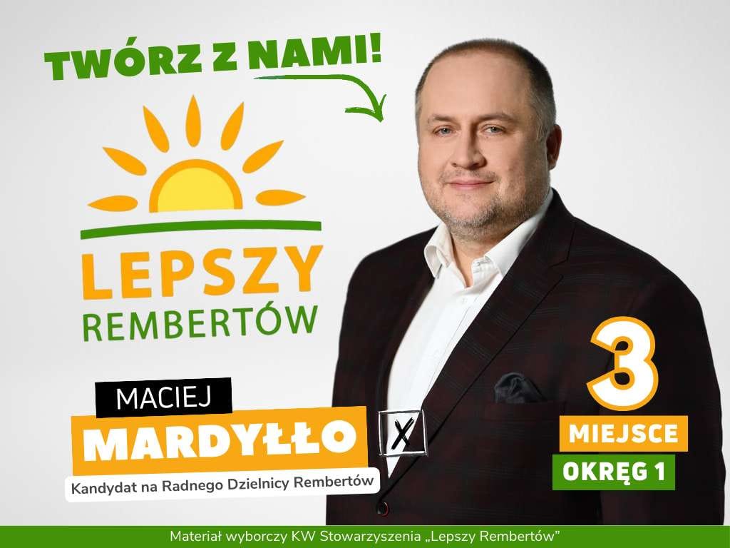 Maciej Mardyłło Okręg 1 miejsce 3