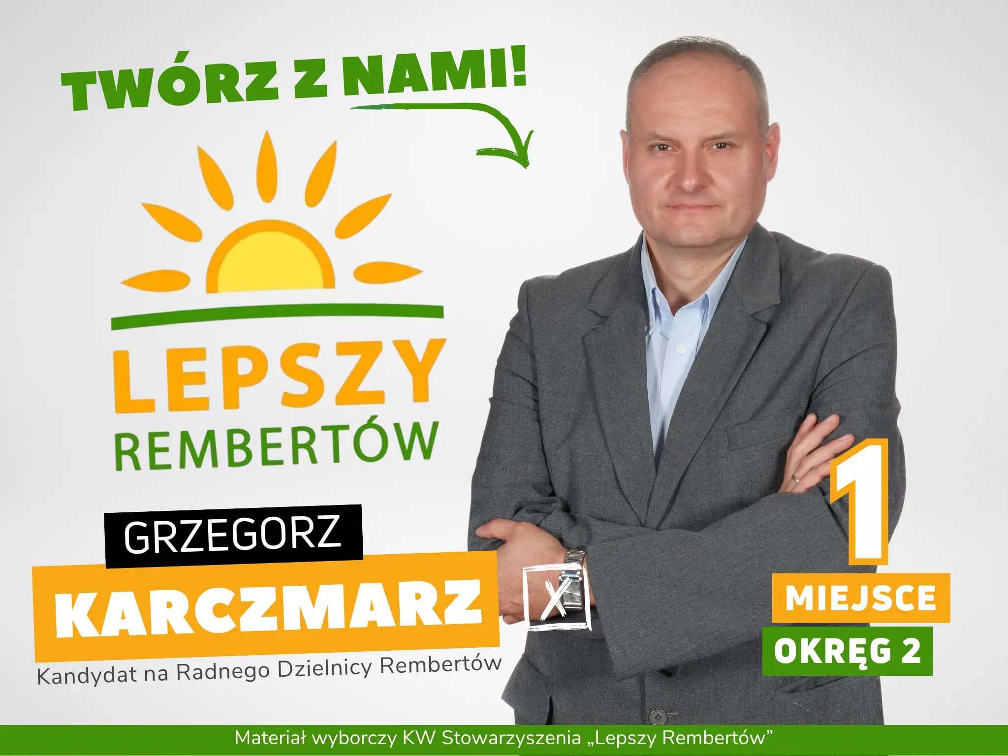 Grzegorz Karczmarz Okręg 2 miejsce 1