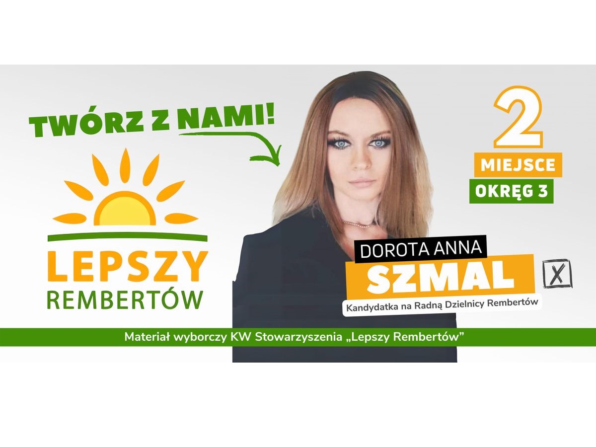 Dorota Anna Szmal Okręg 3 miejsce 2