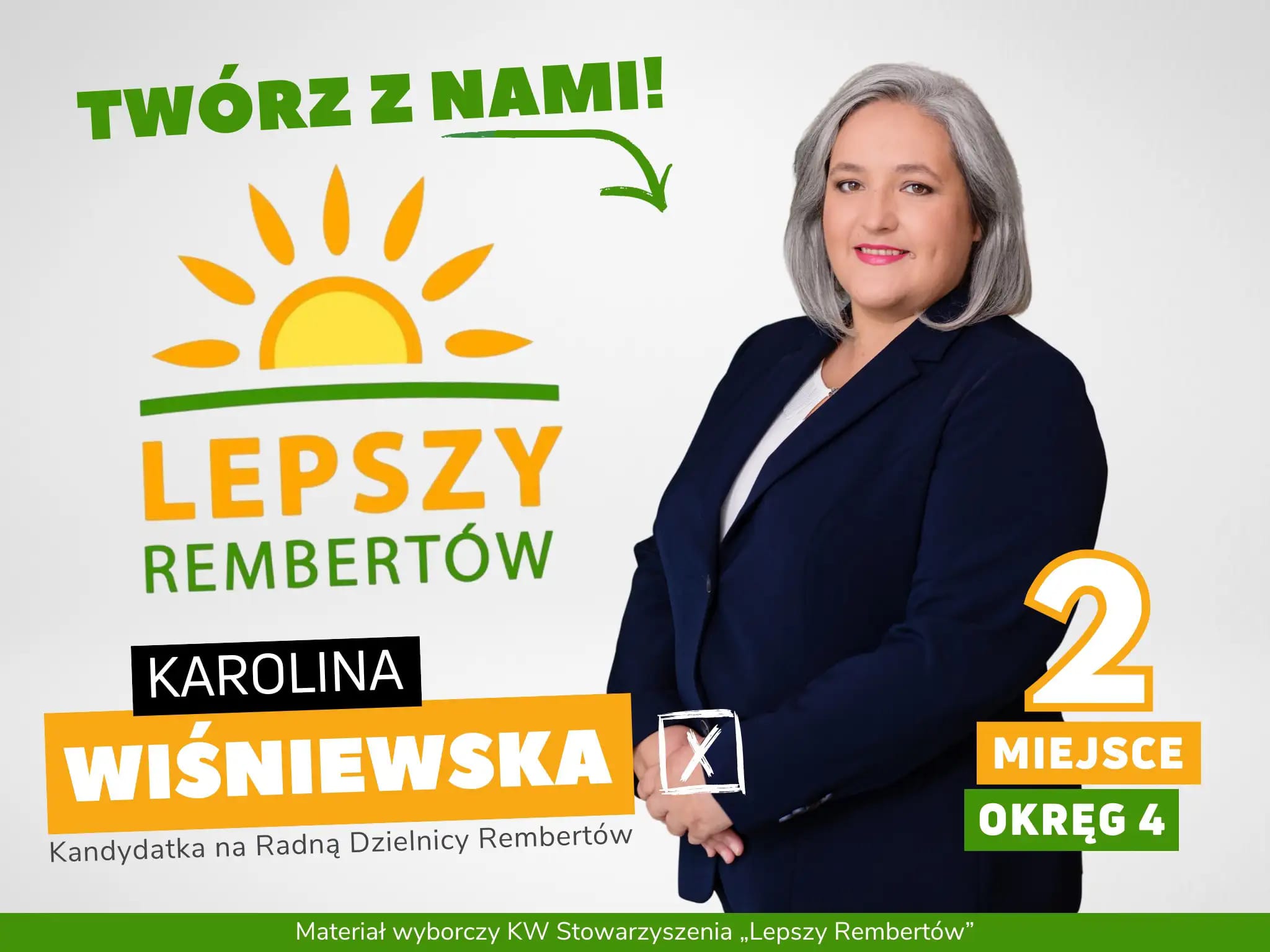 Karolina Wiśniewska Okręg 4 miejsce 2